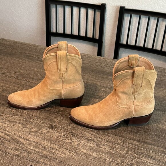 Tecovas The Lucy Boots, Women's Size 7B, Sand Suede - Picture 4 of 8